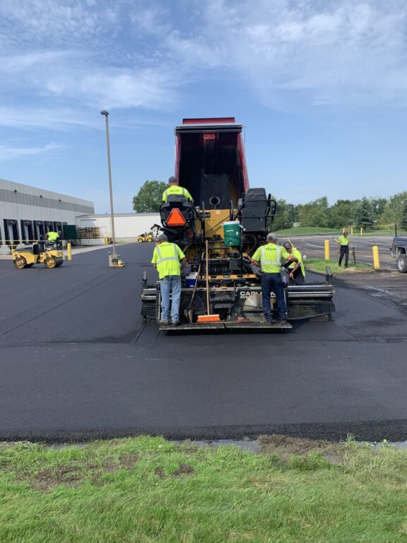 parking lot paving in Sturtevant, Bristol paving company, asphalt paving in Bristol